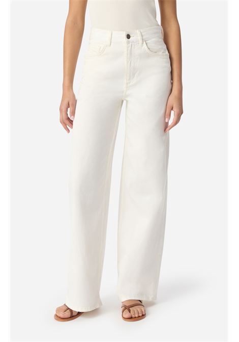 Jeans Vanessa Bruno - Modello Bilbao a Vita Alta e Gamba Larga - Denim Chiaro Vanessa Bruno | Pantaloni | 2HVA61-V04012124